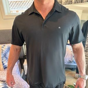 Rag & Bone charcoal XL Interlock Cotton Polo slim fit extra large super soft